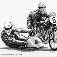 Classic Sidecar Racers - 'Willi' Wilhelm Noll & Fritz Cron (BMW)